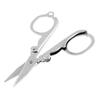 Focus Mustache Beard Eyebrow Nose Hair Trimming Scissor for Salon Use, 20 Gram, Silver, Pack of 1 view 4