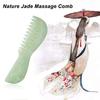 Jade Stone Massager Comb With Handle Spa Acupuncture Therapy Trigger Point Treatment For Skin Slimming Beauty Health Head view 1