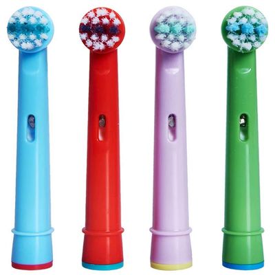 Kids Toothbrush Replacement Heads for Oral-B, Extra-Soft Bristles, Fits Both Electric and Battery Braun Oral-B Brushes, Except Vitality Sonic, CrossActino Power, Sonic Complete, Pulsonics, EB-10A