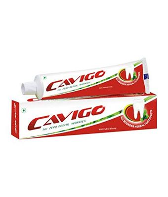CAVIGO Rcm All Rounder Organic Herbal Toothpaste, Relieves,Cold Relief,Gum Swelling,Freshness,Plaque,Gingivitis,Antiseptic - 100G (Pack Of 1)