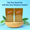Bansiram Namkeen| Nylon Gathiya| Crispy & Light| Traditional Indian Tea-Time Snack (2 x 400gm) Combo Pack - 800 gm view 3