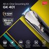 Impex GK 401 10-in-1 Professional Multi Grooming & Trimmer Kit for Men | Precision Stainless Steel Blades | Heavy-Duty Motor | 120 Mins Cordless Use | Type-C Charging | 1 Year Warranty view 2