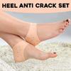 Aish N Bless Unisex Vented Moisturizing Silicone Gel Heel Socks for Swelling, Pain Relief, Foot Care Ankle Support Pad (Beige Colour) view 2