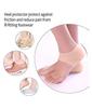 Aish N Bless Unisex Vented Moisturizing Silicone Gel Heel Socks for Swelling, Pain Relief, Foot Care Ankle Support Pad (Beige Colour) view 3