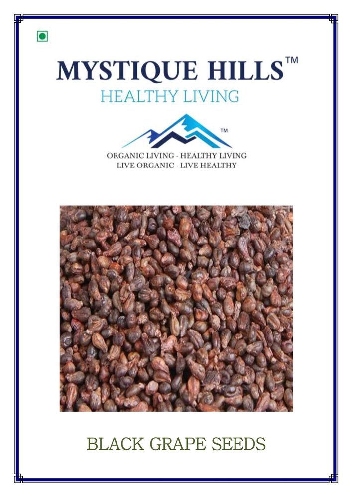Mystique Hills Organic Black grape seeds 200 g