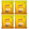 Bansiram Namkeen | Roasted Crunch Plain Khakhra | Traditional Gujarati Snack | Crispy, Light & Healthy | Ready-to-Eat & Travel-Friendly Tea-Time Snack | Set of 4 x 180g  Total 720g view 1