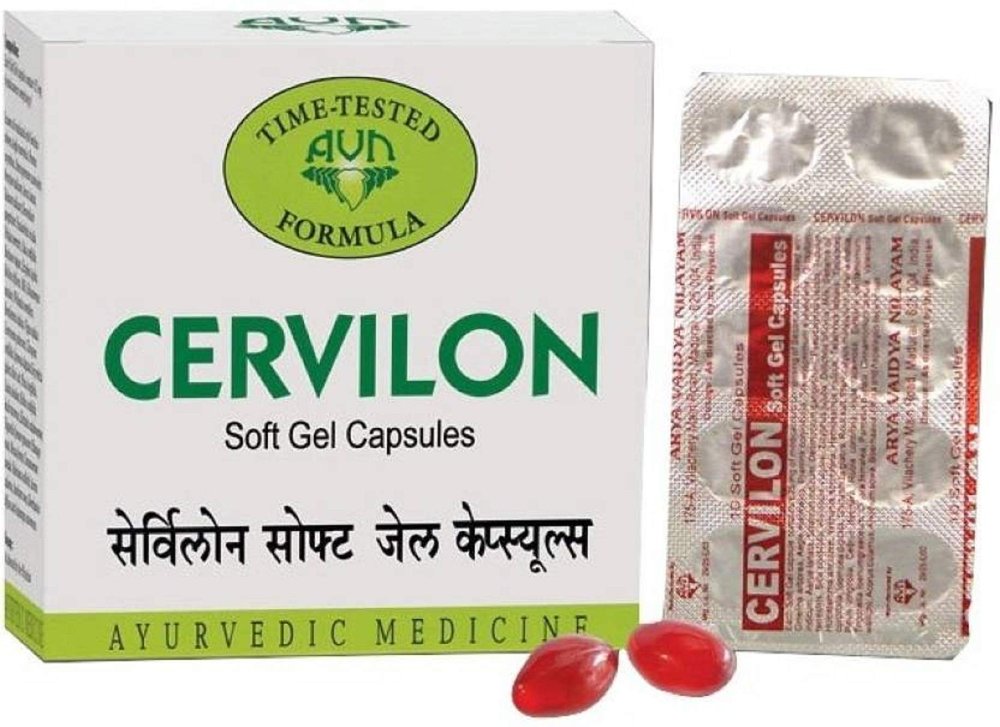 AVN Cervilon Soft Gel Capsules - Pack of 3 (270 Capsules)
