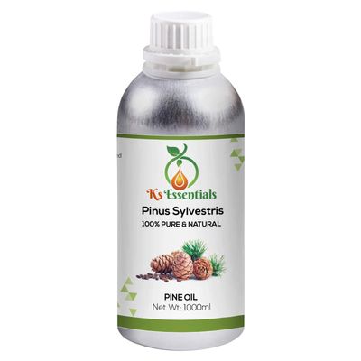 Ks Essentials 100% Pure Pine Oil Natural & Undiluted Essential Oil (1000 ML)