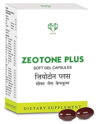 AVN Zeotone Plus Soft Gel Capsules (Pack of 3) (180 Capsules)