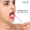 HealthAndYoga qSwipe Lite Copper Tongue Cleaners (Pack of 6)  Removes Bad breath & Plaque, Improves taste- Flexible, Lightweight  Curved ends provide good grip  Complete Oral Care Family Pack view 3