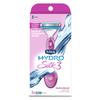 Schick Hydro Silk 3 Razors for Women with 2 Razor Blades Refills view 1