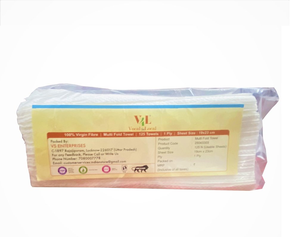 AGM M Fold Tissue Paper (Paper Towel/Paper Napkin) 1500 Pieces