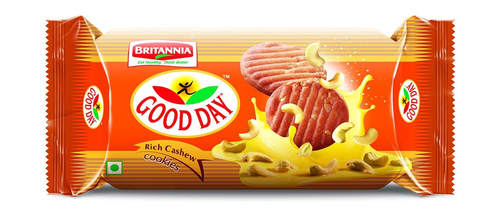 Britannia Good Day Cashew Biscuit, 100g [Pack of 6]