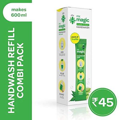 Godrej Locking Solutions and Systems Protekt Mr.Magic Handwash 27g PO3 Refills [Pack Of 3]