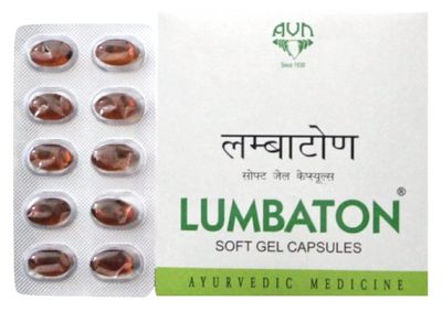 AVN Lumbaton Soft Gel Capsules (Pack of 2) (180 Capsules)