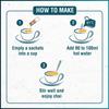 Senso Instant Cardamom Premix Tea - Karak Ready to Drink Chai with Cardamom and Low Sugar | Elaichi Flavor | 10 x 14g Sachets view 3
