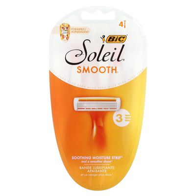 BIC Soleil Disposable Razor, Women, 4-Count