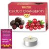 BOGATCHI Diwali Special Rich Dry Fruit Collection Gift for Family, Chocolate Coated Cranberry, 100g + Free Diwali Greeting Card + Free Tea Light view 1