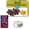 BOGATCHI Diwali Special Rich Dry Fruit Collection Gift for Friends, Chocolate Coated Raisins, 200g + Free Diwali Greeting Card + Free Tea Light view 1