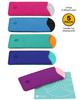 [5 PACK], JAVOedge Soft Felt Pouch Case for Adult Reading Glasses (5 Different 2 Tone Colors), MicroFiber Cloth view 2