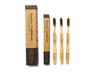 State Pride -T Biodegradable Eco-Friendly Natural Bamboo Charcoal Toothbrush - Pack Of 3 with Cotton Pouch view 1