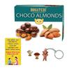BOGATCHI Complete Bhai Dooj Gift Hamper for Brother, Chocolate Coated Hazelnut, 100g + Free Bhai Dooj Greeting Card + Free Beautiful Ganesha Key Chain + Roli Chawal view 1
