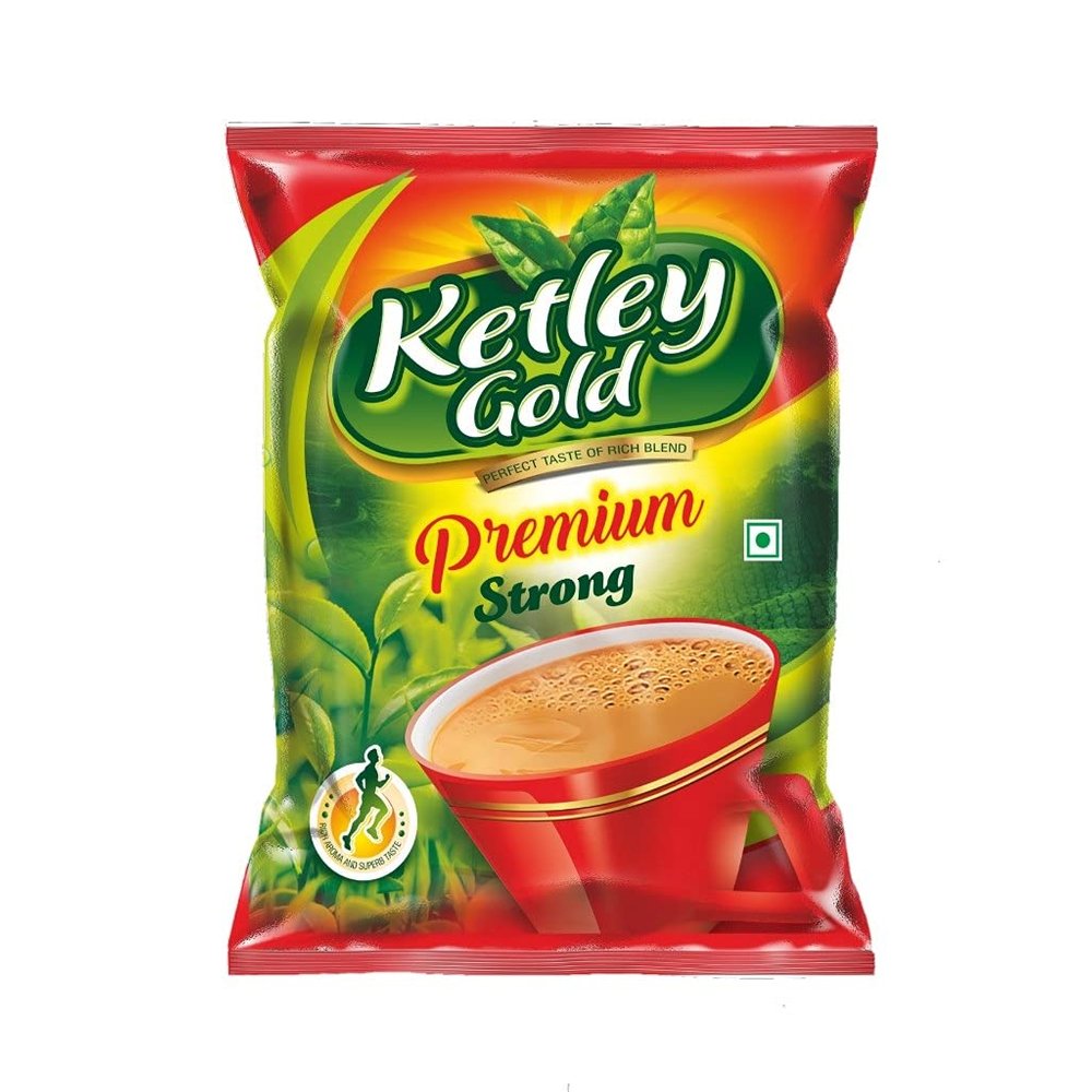 Ketley Gold Tea Premium, 1500g | Assam Tea Granules | 250g x 6