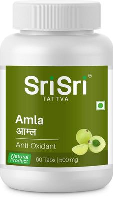 Sri Sri TATTVA shuddhta ka naam Amla - Anti Oxidant, 60 Tabs, 500Mg (Pack Of 2)