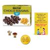 BOGATCHI Bhai Dooj Gift Dark Chocolate Coated Raisins, 100g + Free Bhai Dooj Greeting Card + Free Gold Coin + Roli Chawal view 1