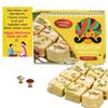 BOGATCHI Bhai Dooj Gift Traditional Soan Papdi, 400g + Free Bhai Dooj Greeting Card + Roli Chawal view 2