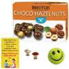 BOGATCHI Bhai Dooj Gift Dark Chocolate Coated Hazelnut, 100g + Free Bhai Dooj Greeting Card + Free Smiley Ball + Roli Chawal view 1