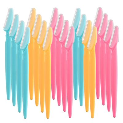 Fepito 20Pcs Eyebrow Razor Shaper Shavers Trimmers For Women And Men Face Hair Removers Multipurpose Exfoliating Face Razor