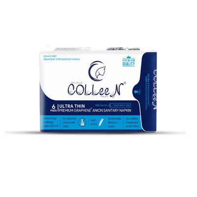 COLEEN Premium Sanitary Napkins Graphene Anion Sanitary Napkins 330 mm -6 Numbers