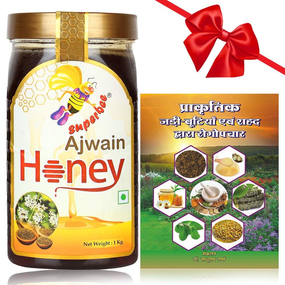 Buy Superbee Ajwain Honey 1 kg Get Free Treatment with Natural Honey and Herbs( -    ) Book