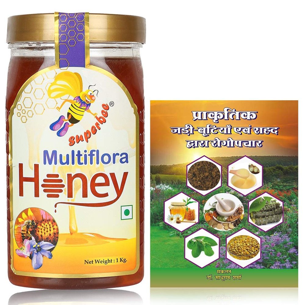 Buy Superbee Multiflora Honey 1 kg Get Free Treatment with Natural Honey and Herbs( -    ) Book