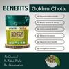 Brijbooti Gokhru Chota 100 Gr - Tribulus Terrestris Seeds - Small Caltrops | FSSAI, GMP, ISO Certified view 2