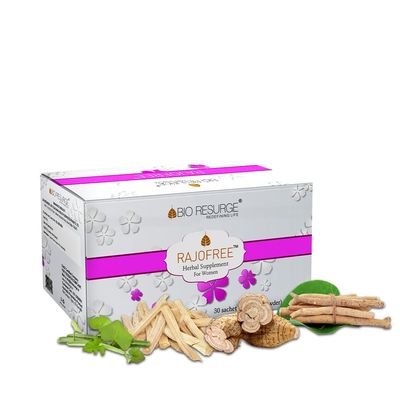 Bio Resurge Life Rajofree Powder Natural Herbal Powder for Menopause Symptom Relief Support for Pre and Post-Menopausal Health