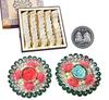GHASITARAM'S Diwali Gifts 2 Floating Diya with Pure Kaju Katli, Diwali Sweets Gift Box, 200 gm view 1