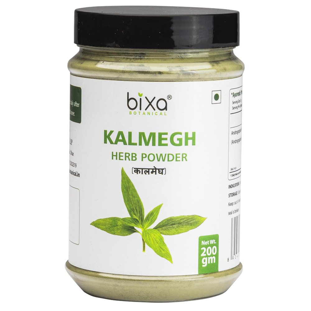 Kalmegh Powder 200Gm (Andrographis) Natural Liver Tonic | Detox | Herbal Supplement for Digest Toxins and Purify Liver Cells | Natural Immunity Booster Bixa Botanical