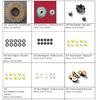 ACUPRESSURE INDIA Sujok Magnets Set of 10 (BYOL (General, Medium, Small), Star (General, Medium, Small), Chakra + SUJOK Ring (Small & Medium)) view 1