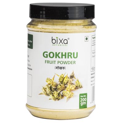 Bixa Botanical Gokhru Powder (Gokshura Powder/Tribulus Terresteris) 200 GRM