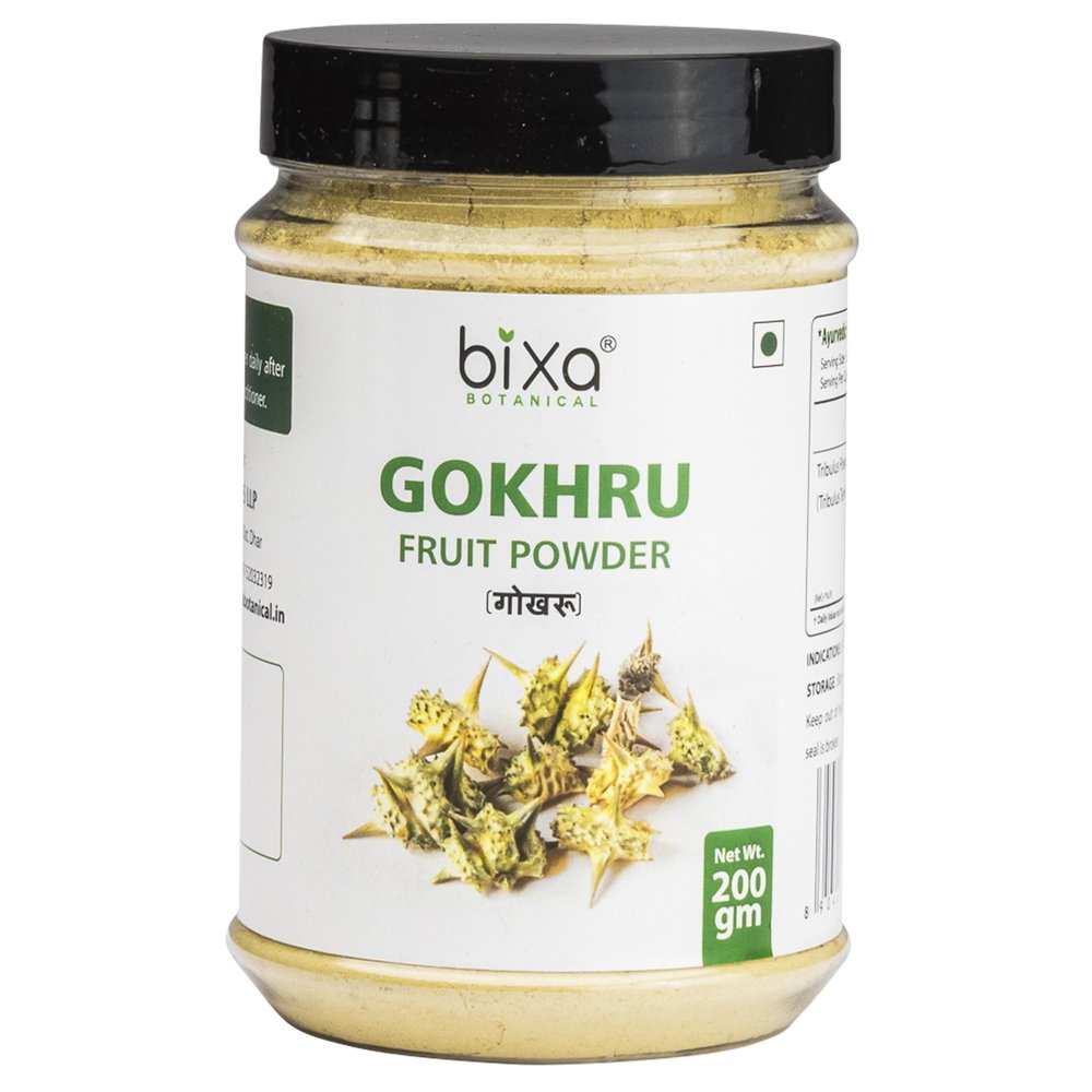 Bixa Botanical Gokhru Powder (Gokshura Powder/Tribulus Terresteris) 200 GRM