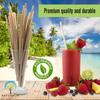 Naturalik 300/1000-Pack Biodegradable Paper Straws Dye-Free- Premium Eco-Friendly Paper Straws Bulk- Drinking Straws for Juices, Smoothies, Restaurants and Party Decorations, 7.7" (Brown, 300ct) view 4