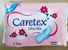 Caretex Ultra Thin Sanitary Pads with Wings 320mm (16) view 1