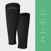 2XU X Compression Calf Sleeves for Lower Leg Support and Recovery, Black/Black, Large view 3