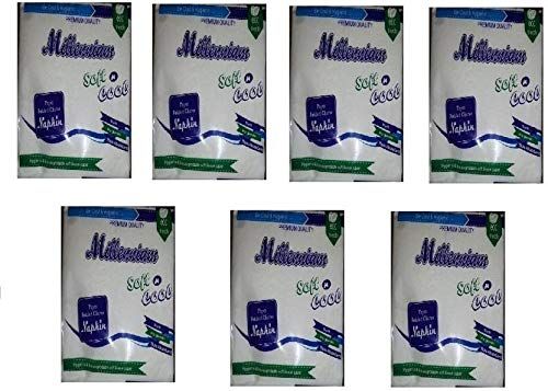 Millenium Soft And Cool Napkin White Napkins (7 Sheets)