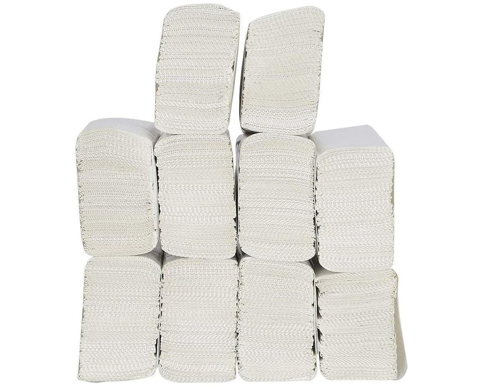 Dhwani Enterprise M Fold Tissue Paper - 1300 Piece 10 Packets