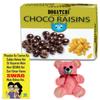 BOGATCHI Chocolate Coated Raisins, 100g + Bhai Dooj Gift Hamper for Sister Free Bhai Dooj Greeting Card + Teddy view 1