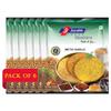 Joyable Khakhra - Methi Garlic| Dry Chapati | Khakra Fresh Gujarati Namkeen Snacks | Ready To Eat - Roasted - Khakhra Snacks| Vacuum Packed - Pack of 6 (Methi Garlic - 200 Gms Each) view 1