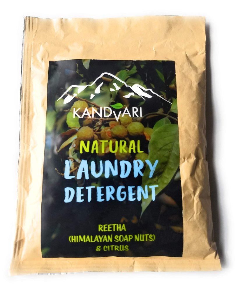 KANDVARI Eco-Friendly Hypoallergenic Chemical Free Natural Baby Laundry Detergent Powder (20 + 20 Loads)
